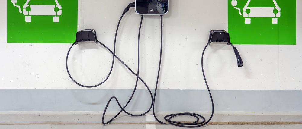 Ladestation für E-Autos in einer Tiefgarage