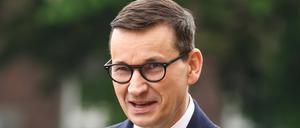 Mateusz Morawiecki, der geschäftsführende Regierungschef Polens. 