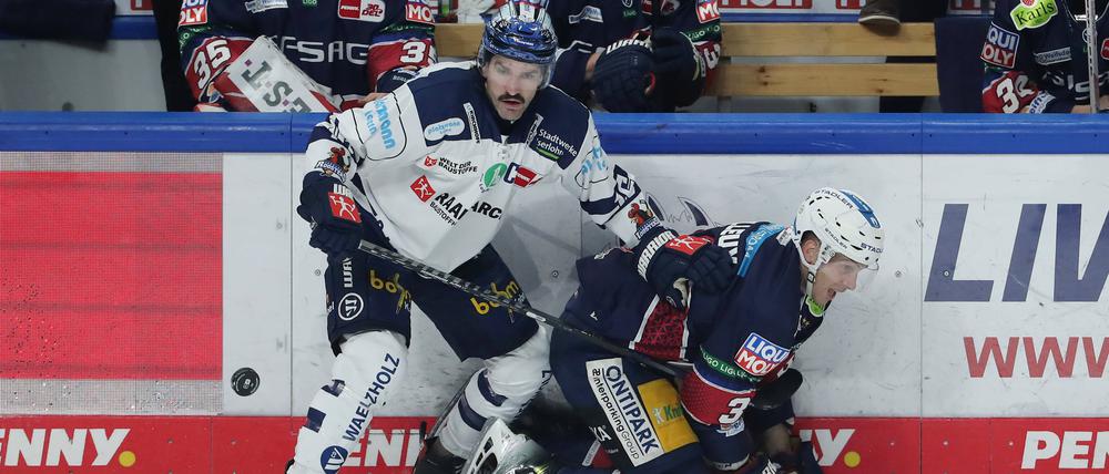 Sinnbild der vergangenen Spiele: Die Eisbären (hier Yannick Veilleux), der Gegner obenauf