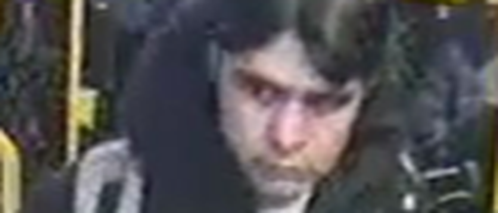 Der Tatverdächtige.