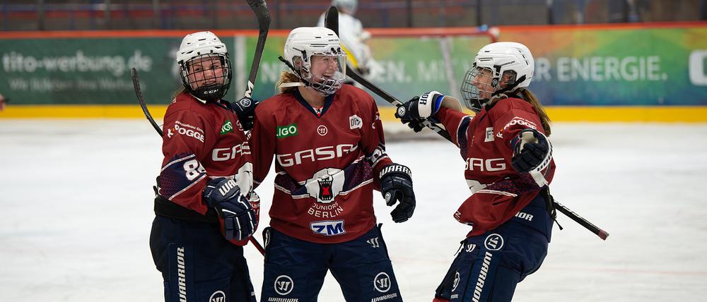 Die Eisbärinnen konnten sich einmal gegen Ingolstadt durchsetzen. 