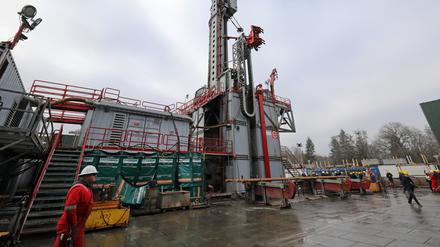 So sah es bei der Geothermie-Bohrung am alten Tramdepot Potsdam aus. 