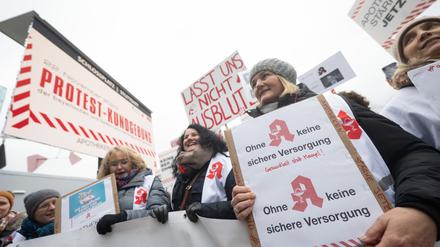 Bereits seit Wochen protestieren Apotheken bundesweit