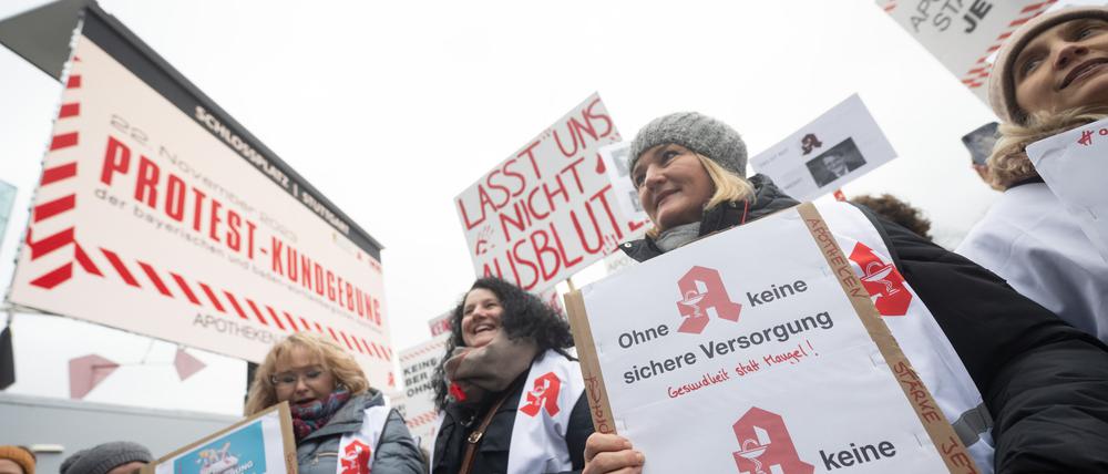 Bereits seit Wochen protestieren Apotheken bundesweit