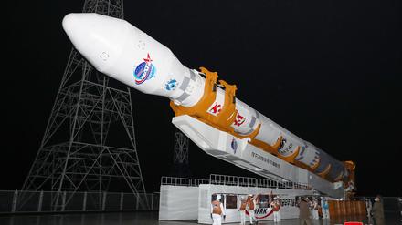 Eine nordkoreanische Rakete.