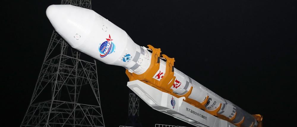 Eine nordkoreanische Rakete.