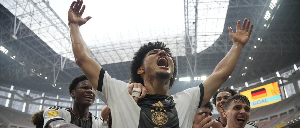 Jubel am Samstag? Die deutsche U 17 trifft dann im Finale der WM auf Frankreich.