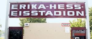 Bald wieder offen. Das Erika-Heß-Eisstadion.