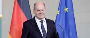 Der Bundeskanzler Olaf Scholz.