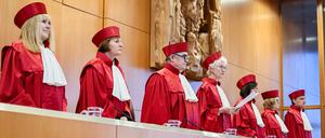 Der Zweite Senat des Bundesverfassungsgericht.