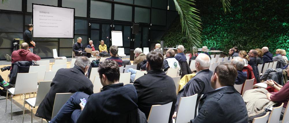 Die Bürgerversammlung in der Biosphäre beschäftigte sich mit einer möglichen Stadtteilvertretung für Bornstedt.
