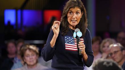 Die ehemalige UN-Botschafterin Nikki Haley will für die Republikaner ins Rennen um das Weiße Haus gehen.