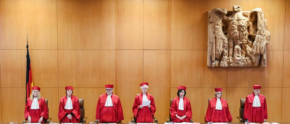Der Zweite Senat des Bundesverfassungsgerichts.