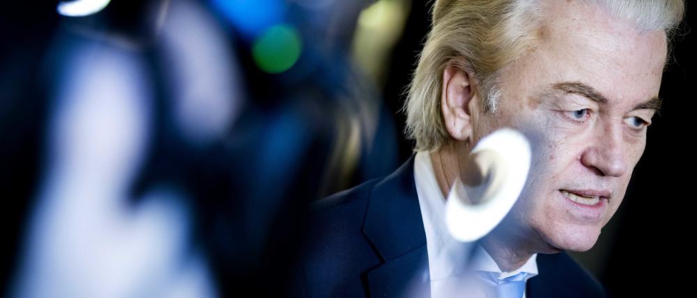 Eine Woche nach seinem großen Wahlsieg hat der niederländische Rechtspopulist Wilders eine Minderheitsregierung nicht ausgeschossen.