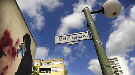 Der Mehringplatz in Berlin-Kreuzberg.