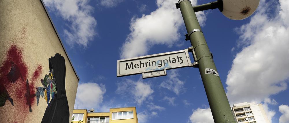 Der Mehringplatz in Berlin-Kreuzberg.