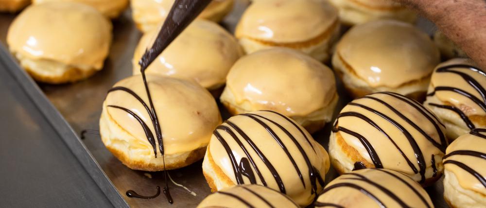 Die KaDeWe-Pfannkuchen sind vor allem an Silvester beliebt.