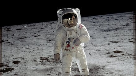 20. Juli 1969: US-Astronaut Edwin „Buzz“ Aldrin steht auf der Mondoberfläche. Bald sollen wieder Menschen ihren Fuß auf den Erdtrabanten setzen.