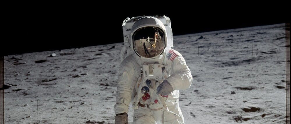 20. Juli 1969: US-Astronaut Edwin „Buzz“ Aldrin steht auf der Mondoberfläche. Bald sollen wieder Menschen ihren Fuß auf den Erdtrabanten setzen.