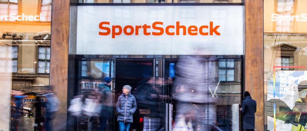 Eine Sportscheck-Filiale in München