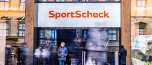 Eine Sportscheck-Filiale in München