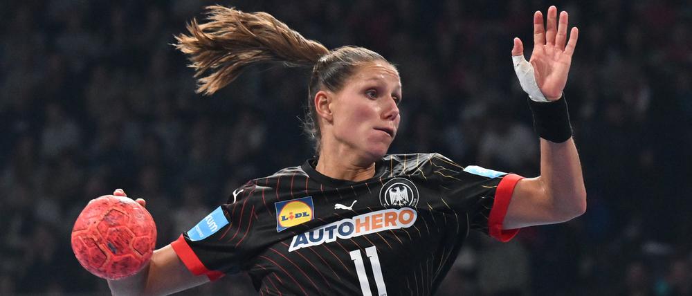 Siegtreffer. Xenia Smits in Aktion. Die Nationalspielerin traf gegen Japan in letzter Sekunde. 