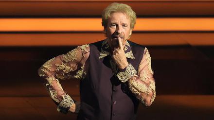 Thomas Gottschalk bei Wetten dass ZDF am 25.11.2023 in Offenburg