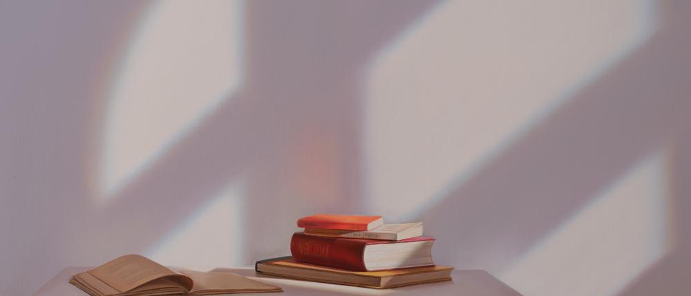 Edite Grinberga: „Stilleben mit Büchern“ (2023)