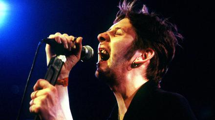 Sänger Shane MacGowan im Jahr 1995. 