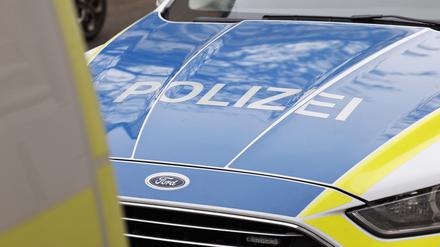 Ein Einsatzwagen der Polizei in Potsdam.
