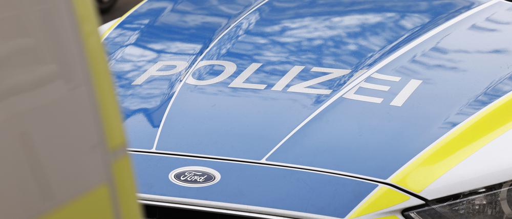 Symbolfoto Polizei, Einsatzwagen, Streifenwagen, blaulicht, Potsdam 04.12.2023 Foto: Sebastian Gabsch