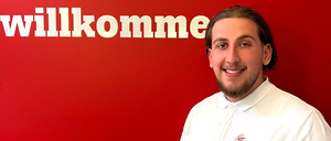 Volkan Demirel macht besonders der Kontakt mit Kunden Spaß.