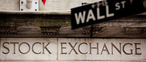 Wall Street, New York. 