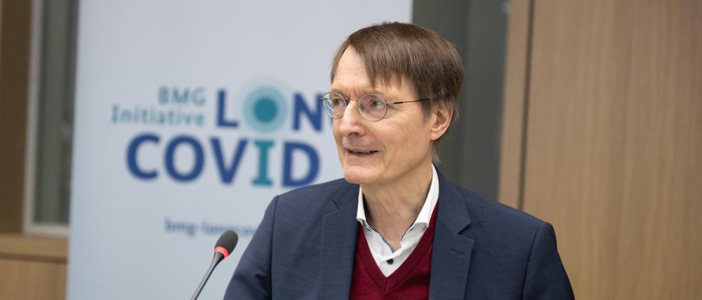 Der Bundesgesundheitsminister Karl Lauterbach (SPD).