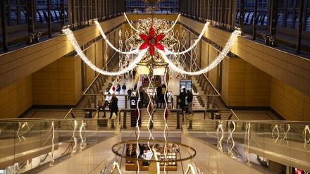 Weihnachten und Weihnachtsdekoration im Stern-Center Potsdam