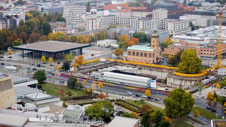 Die Baustelle des Museums der Moderne neben der Neuen Nationalgalerie. Die Arbeiten für das inzwischen als «berlin modern» firmierende Museum des 20. Jahrhunderts in Berlin kommen voran. Für den aktuell mit fast einer halben Milliarde Euro kalkulierten Bau soll am 9. Februar offiziell der Grundstein gelegt werden.
