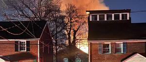 In einem Wohnhaus in Arlington im US-Bundesstaat Virginia gab es eine heftige Explosion.