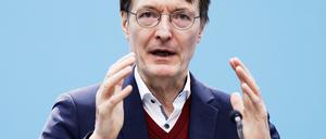 Der Bundesgesundheitsminister Karl Lauterbach (SPD).