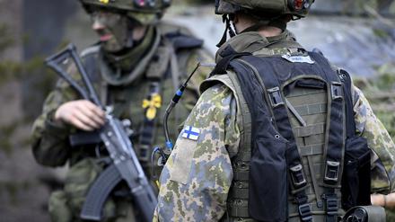 Finnnische Soldaten