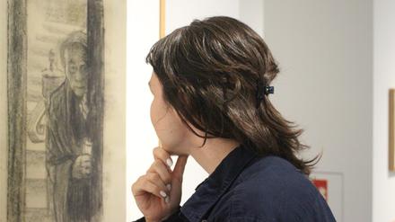 Spaß an der intensiven Betrachtung: Ausstellungsintervention „Käthe Kollwitz und der Simplicissimus“.