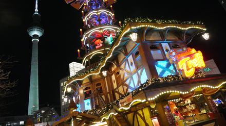 Der Weihnachtsmarkt auf dem Alexanderplatz (Symbolbild).