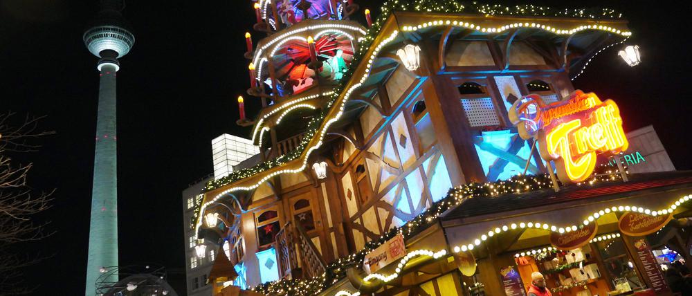 Der Weihnachtsmarkt auf dem Alexanderplatz (Symbolbild).