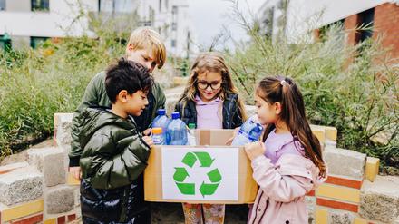 Kreislaufwirtschaft lernen, Plastikmüll vermeiden: Bildung für nachhaltige Entwicklung.