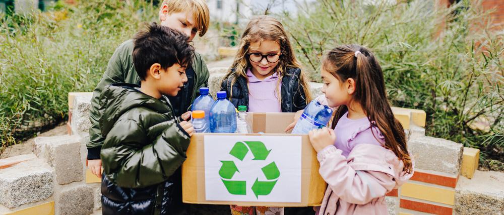 Kreislaufwirtschaft lernen, Plastikmüll vermeiden: Bildung für nachhaltige Entwicklung.