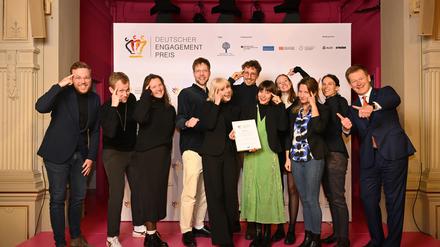 Preisverleihung Deutscher Engagementpreis am 5. Dezember im Deutschen Theater. 