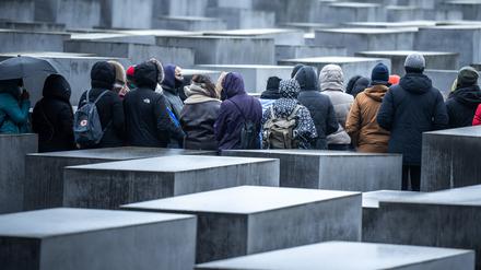 Holocaustmahnmal, das Denkmal zur Erinnerung an die Millionen Juden, die während der nationalsozialistischen Gewaltherrschaft verfolgt und ermordet wurden.