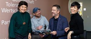 Anja Hahlweg, Sascha Ubrig, Daniel Fischer und Katja Macheleidt (von links nach rechts) sind ein eingespieltes Team.