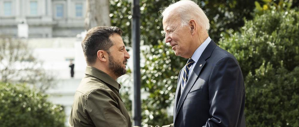 US-Präsident Joe Biden empfing den ukrainischen Staatschef Wolodymyr Selenskyj am 21. September im Weißen Haus.