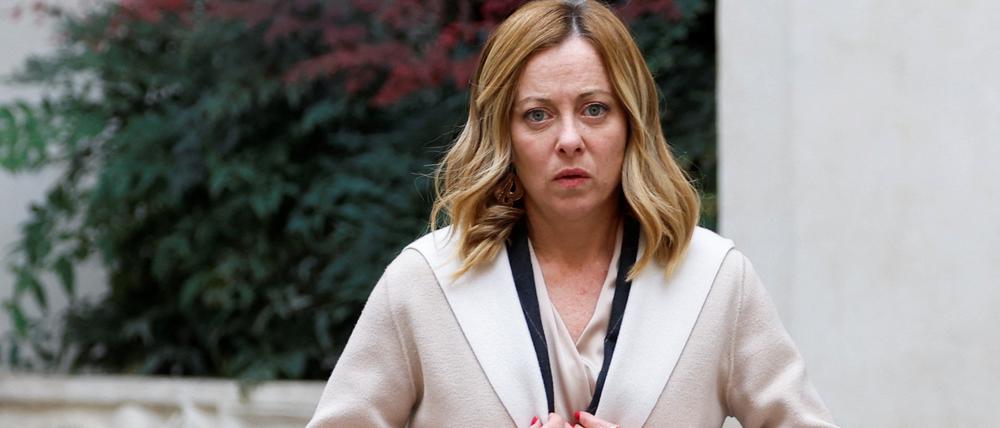 Die italienische Ministerpräsidentin Giorgia Meloni.