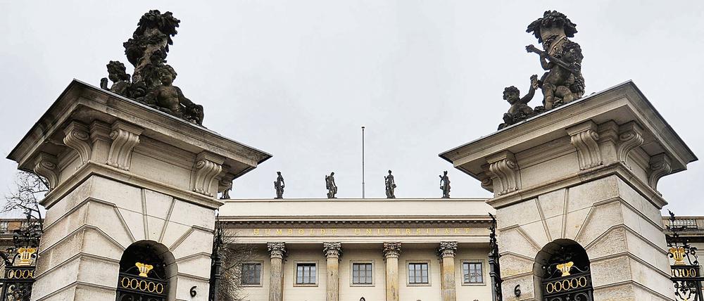 Die Humboldt-Universität Unter den Linden in Berlin.